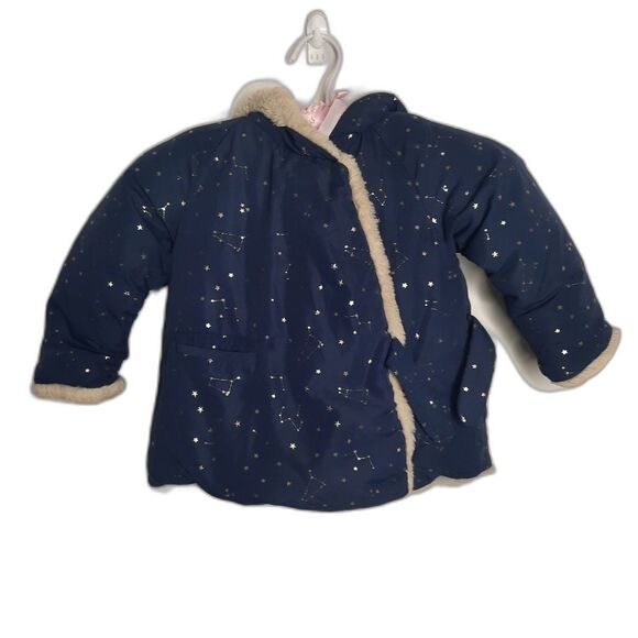 Zara Baby Girl Outerwear Collection Constellation Coat Size 2/3 Years - Picture 1 of 6